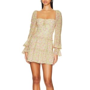 Majorelle | Apple Mini Dress Pink Lemonade Floral Multi Size Medium Revolve